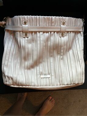 Jessica Simpson light pink Pleated Shoulder Bag